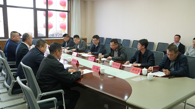于海濱與中交集團山西總部總經理單祖群舉行工作會談